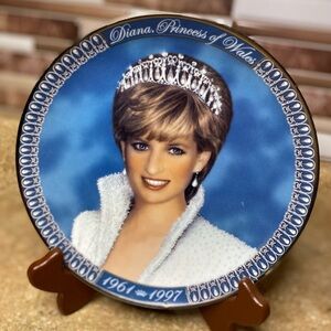 Vintage Commemorative Diana Princess of Wales Limited‎ Edition Plate